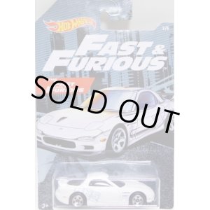 画像: 2019 WALMART EXCLUSIVE HW FAST & FURIOUS （ワイルドスピード）【'95 MAZDA RX-7】WHITE/5SP(予約不可）