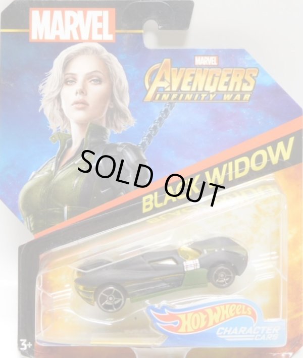 画像1: 2018 HW MARVEL "AVENGERS INFINITY WAR" 【BLACK WIDOW】 FLAT BLACK-OLIVE/O5 (予約不可）