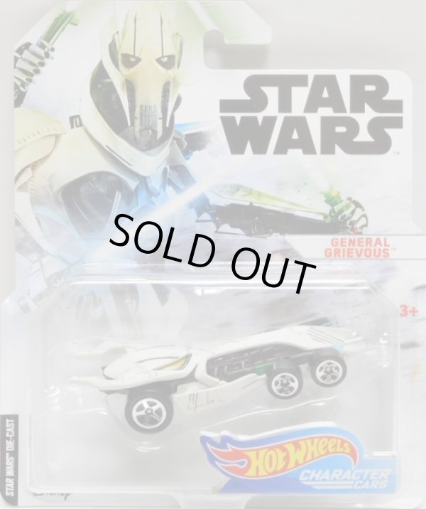 画像1: 2019 HW STAR WARS 【GENERAL GRIEVOUS】WHITE/5SP(2019 WHITE CARD)(予約不可）