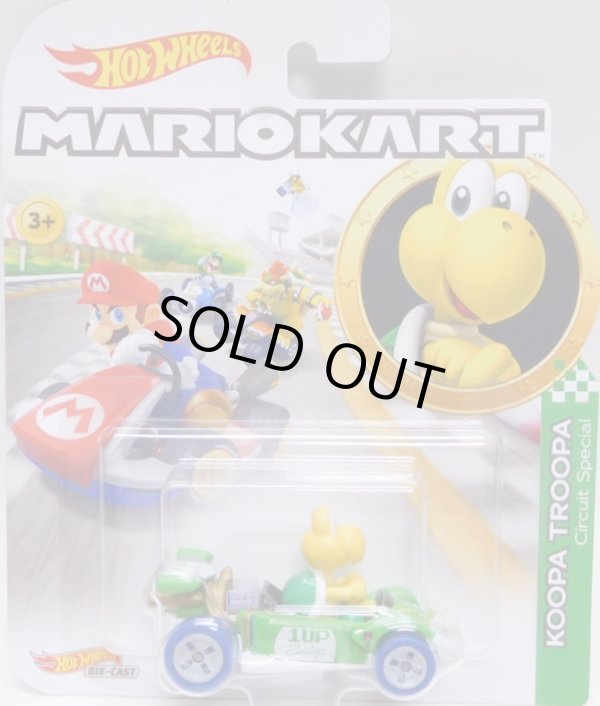 画像1: 2019 HW MARIO KART【KOOPA TROOPA (ノコノコ)】LT.GREEN/MK