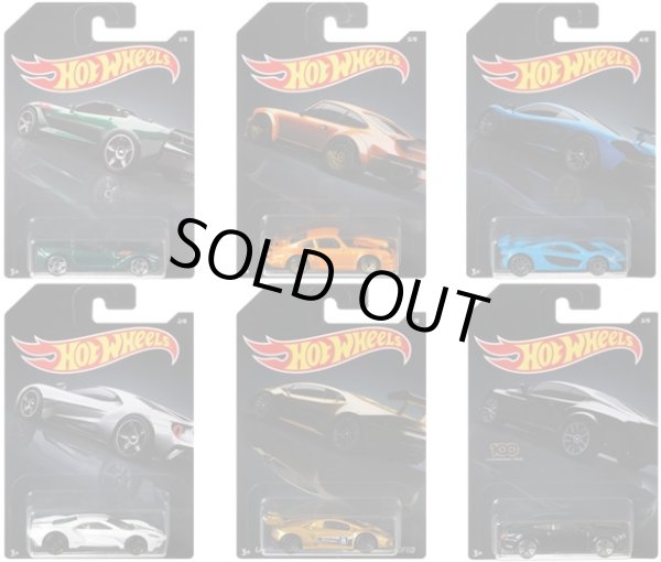 画像1: 【仮予約】PRE-ORDER - 2020 HW AUTO MOTIVE "EXOTICS" 【6種セット】LAMBORGHINI HURACAN LP 620-2 SUPER TROFEO/PORSCHE 934 TURBO RSR/McLAREN P1/BENTLEY CONTINENTAL SUPERSPORTS/17 FORD GT/14 CORVETTE STINGRAY(11月上旬入荷予定）