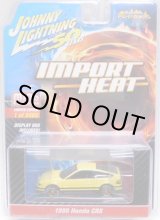 画像: 2019 JOHNNY LIGHTNING "MIJO EXCLUSIVE" 【"IMPORT HEAT" 1990 HONDA CRX】YELLOW/RR(予約不可）