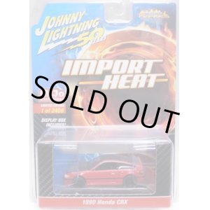 画像: 2019 JOHNNY LIGHTNING "MIJO EXCLUSIVE" 【"IMPORT HEAT" 1990 HONDA CRX】RED/RR(予約不可）