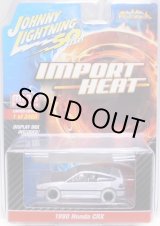 画像: 2019 JOHNNY LIGHTNING "MIJO EXCLUSIVE" 【"IMPORT HEAT" 1990 HONDA CRX】WHITE/RR(WHITE LIGHTNING)(予約不可）