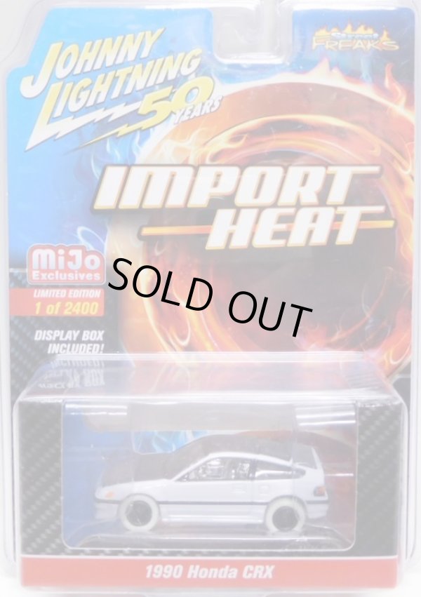 画像1: 2019 JOHNNY LIGHTNING "MIJO EXCLUSIVE" 【"IMPORT HEAT" 1990 HONDA CRX】WHITE/RR(WHITE LIGHTNING)(予約不可）