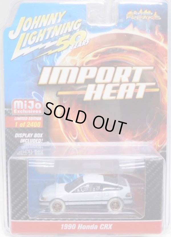 画像1: 2019 JOHNNY LIGHTNING "MIJO EXCLUSIVE" 【"IMPORT HEAT" 1990 HONDA CRX】WHITE/RR(WHITE LIGHTNING)(予約不可）