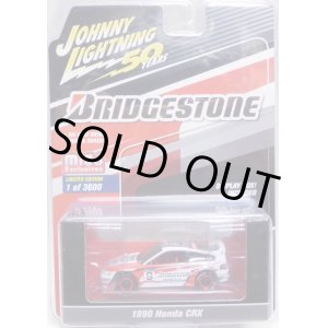 画像: 2019 JOHNNY LIGHTNING "MIJO EXCLUSIVE" 【"BRIDGESTONE" 1990 HONDA CRX】WHITE-RED/RR(予約不可）