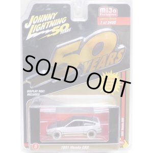 画像: 2019 JOHNNY LIGHTNING "MIJO EXCLUSIVE" 【"BLACK AND GOLD" 1991 HONDA CRX】WHITE/RR(WHITE LIGHTNING)(予約不可）