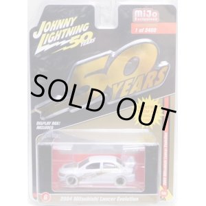 画像: 2019 JOHNNY LIGHTNING "MIJO EXCLUSIVE" 【"BLACK AND GOLD" 2004 MITSUBISHI LANCER EVOLUTION】WHITE/RR(WHITE LIGHTNING)(予約不可）