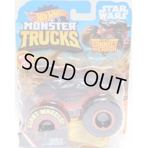 画像: 2019 HW MONSTER TRUCKS! 【DARTH VADER】 BLACK (includes CONNECT AND CRASH CAR)