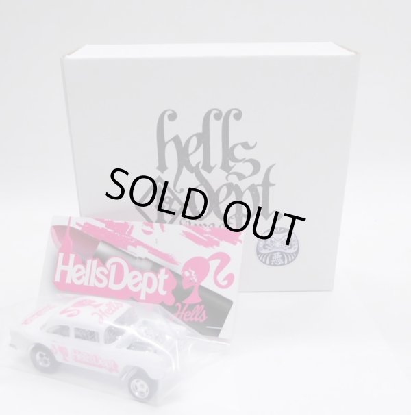 画像1: HELLS DEPT 2019 - JDC13 【'55 CHEVY BEL AIR GASSER (カスタム完成品)】 WHITE (SKULL LADY)/RR（送料サービス適用外）