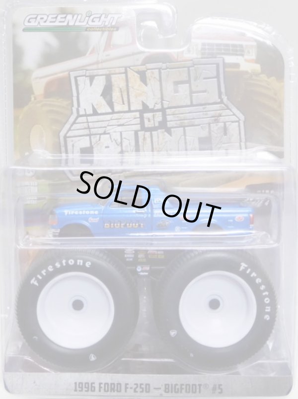 画像1: 2019 GREENLIGHT KING OF CRUNCH S4 【1996 FOED F-250 - BIGFOOT #5】 BLUE/RR