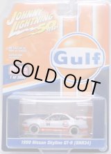 画像: 2019 JOHNNY LIGHTNING "MIJO EXCLUSIVE" 【"GULF" 1999 NISSAN SKYLINE GT-R (BNR34)】WHITE/RR(WHITE LIGHTNING）