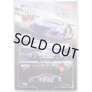 画像: 2019 TSM MODELS - MINI GT 【"MIJO EXCLUSIVE" ACURA NSX GT3 #86 "2017 IMSA WATKINS GLEN UNCLE SAM" (左ハンドル仕様）】 BLUE/RR （予約不可）