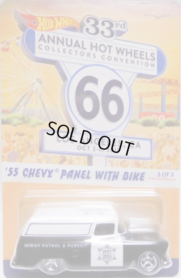 画像1: 2019 33th Annual Convention 【'55 CHEVY PANEL with BIKE】 BLACK-WHITE/RR (FINALE CAR)(予約不可）