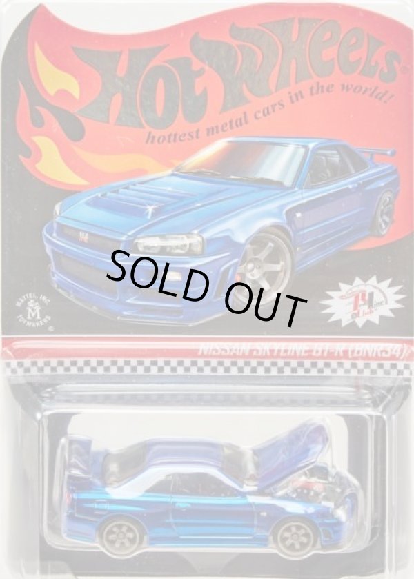 画像1: 2019 RLC EXCLUSIVE 【NISSAN SKYLINE GT-R (BNR34)(フード開閉タイプ）】 SPEC.RACE TEAM BLUE/RR(予約不可）