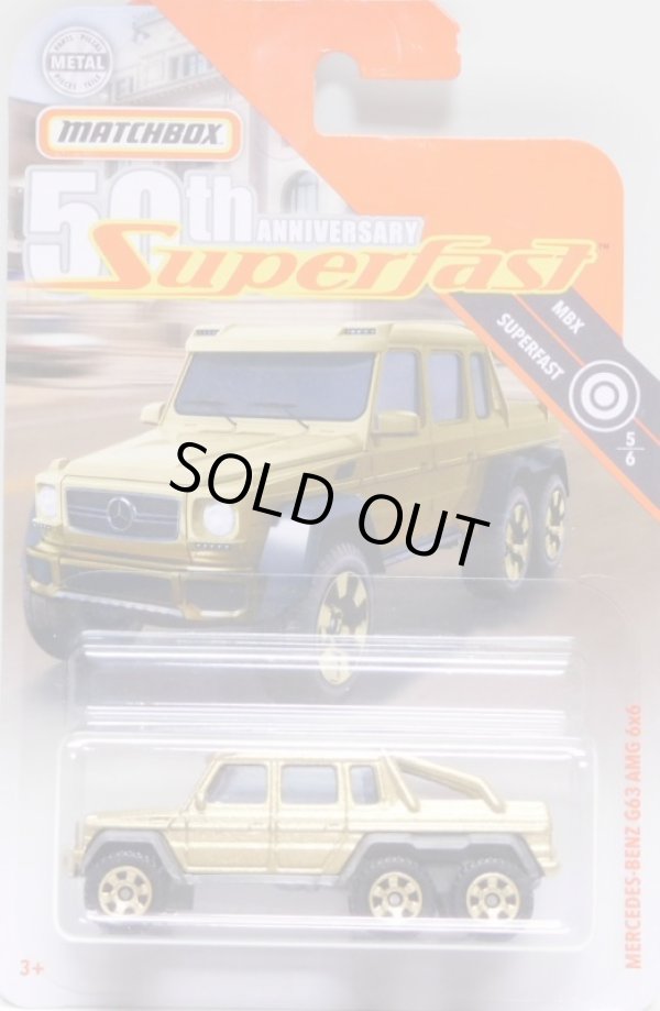 画像1: 2019  "TARGET EXCLUSIVE SUPER FAST" 【MERCEDES-BENZ G63 AMG 6X6】GOLD (予約不可）