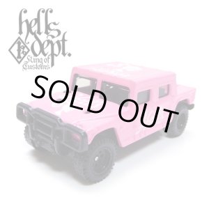 画像: HELLS DEPT 2019 - JDC13 【"HELLBIE" HUMMER H1 (カスタム完成品)】 BARBIE PINK/RR（送料サービス適用外）