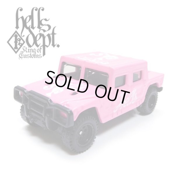 画像1: HELLS DEPT 2019 - JDC13 【"HELLBIE" HUMMER H1 (カスタム完成品)】 BARBIE PINK/RR（送料サービス適用外）