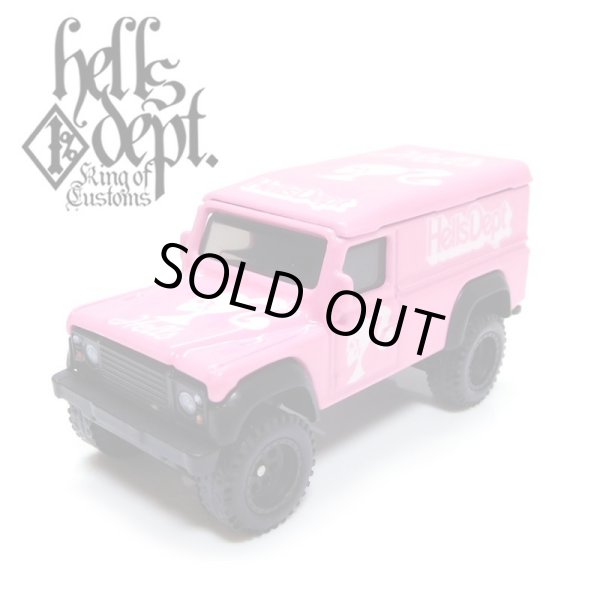 画像1: HELLS DEPT 2019 - JDC13 【"HELLBIE" LAND ROVER DEFENDER 110 HARD TOP (カスタム完成品)】 BARBIE PINK/RR（送料サービス適用外）