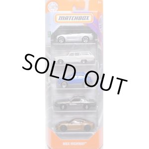 画像: 2020 MATCHBOX 5PACK 【HIGHWAY】'16 Chevy Camaro Convertible/'64 Ford Fairlane Wagon/'16 Fiat 500X/'93 Ford Mustang LX SPP Highway Patrol/Porsche Cayman(予約不可）