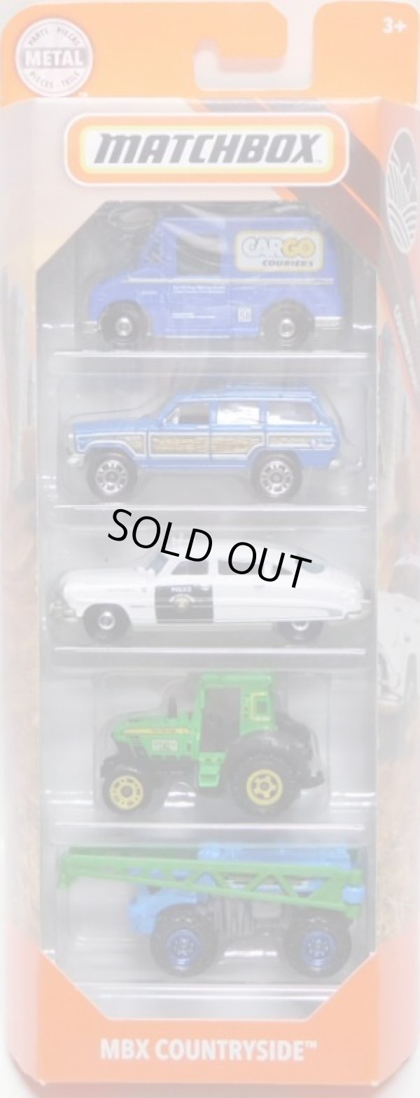 画像1: 2020 MATCHBOX 5PACK 【MBX COUNTRYSIDE】Postal Service Delivery Truck/Jeep Wagoneer/'51 Hudson Hornet Police/Tractor/Rain Maker   (予約不可）