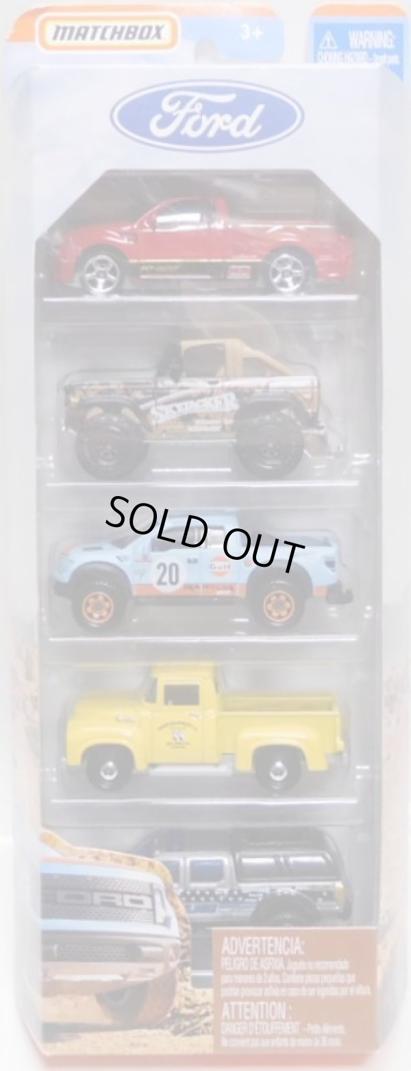 画像1: 2020 MATCHBOX 5PACK 【FORD】Ford F-150 Lightning/'72 Ford Bronco 4x4/Ford F-150 SVT Raptor/'56 Ford Pick Up/'17 Ford Skyjacker Superduty F-350 (予約不可）