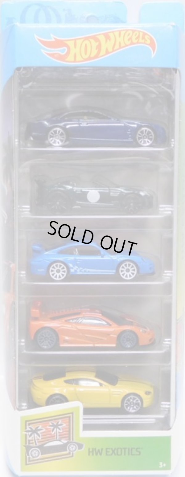 画像1: 2020 5PACK 【HW EXOTICS】Cadillac Elmiraj/'15 Jaguar F-Type Project 7/Porsche 911 GT3 RS/McLaren F1 GTR/Aston Martin V8 Vantage