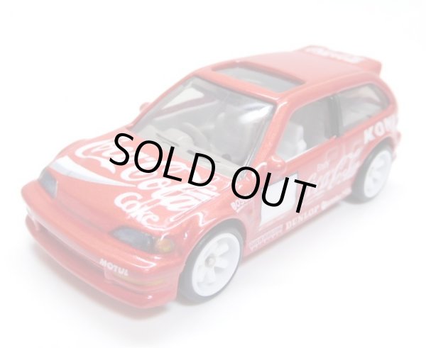 画像1: MAD WHEELS (マッドホイール） - PROSPECT シリーズ【'90 HONDA CIVIC EF (カスタム完成品）】RED/RR （送料サービス適用外） 