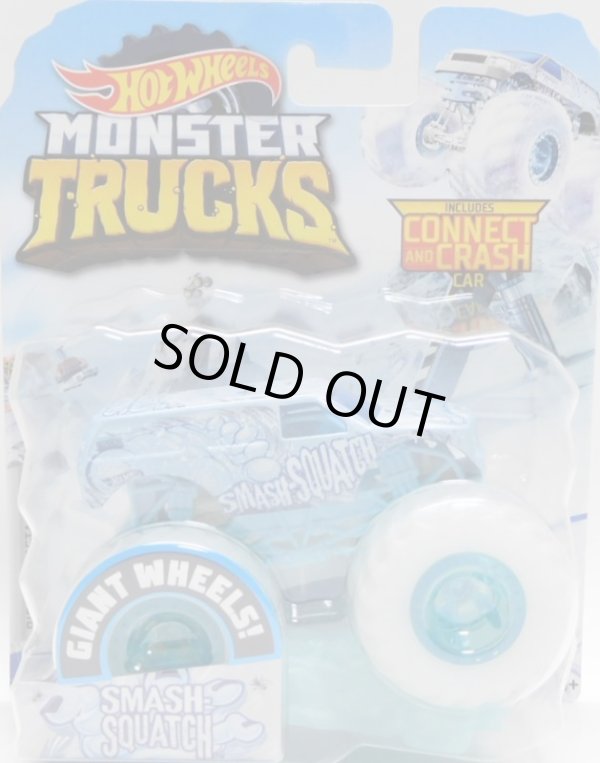 画像1: 2020 HW MONSTER TRUCKS! "BLIZZARD BASHERS"【SMASH SQUACH】 LT.BLUE (includes CONNECT and CRASH)