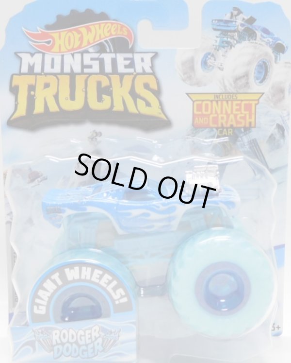 画像1: 2020 HW MONSTER TRUCKS! "BLIZZARD BASHERS"【RODGER DODGER】 LT.BLUE (includes CONNECT and CRASH)