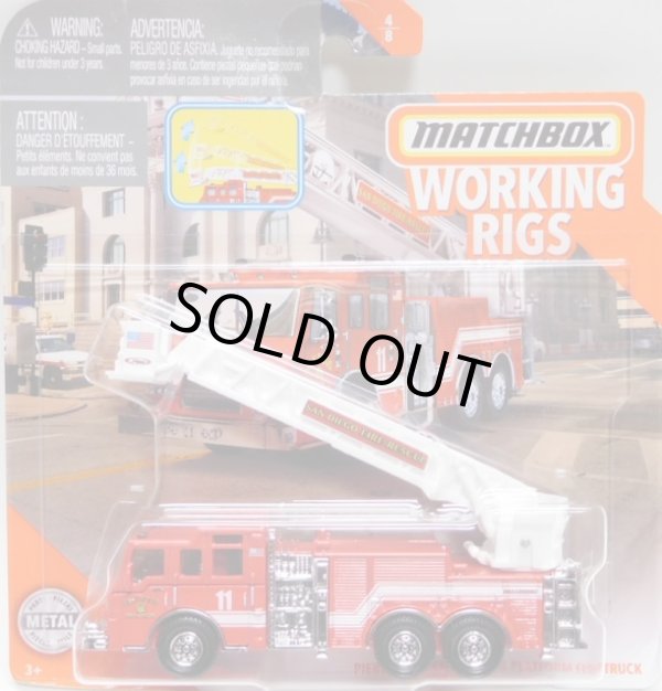 画像1: 2020 REAL WORKING RIGS 【PIERCE VELOCITY AERIAL PLATFORM FIRE TRUCK】 RED