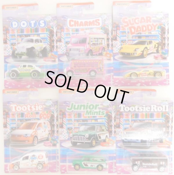 画像1: 2020 MATCHBOX "CANDY SERIES 2" 【6種セット】 CHOW MOBILE/AUSTIN MINIVAN/VOLKSWAGEN BEETLE 4x4/FORD GT 40/VOLKSWAGEN CADDY DELIVERY/'02 HUMVEE H2 SUV CONCEPT(予約不可）