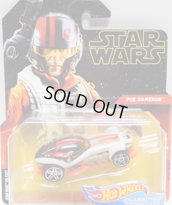 画像1: 2020 HW STAR WARS 【POE DAMERON】WHITE-ORANGE/PR5 (2020 BLACK CARD)(予約不可）