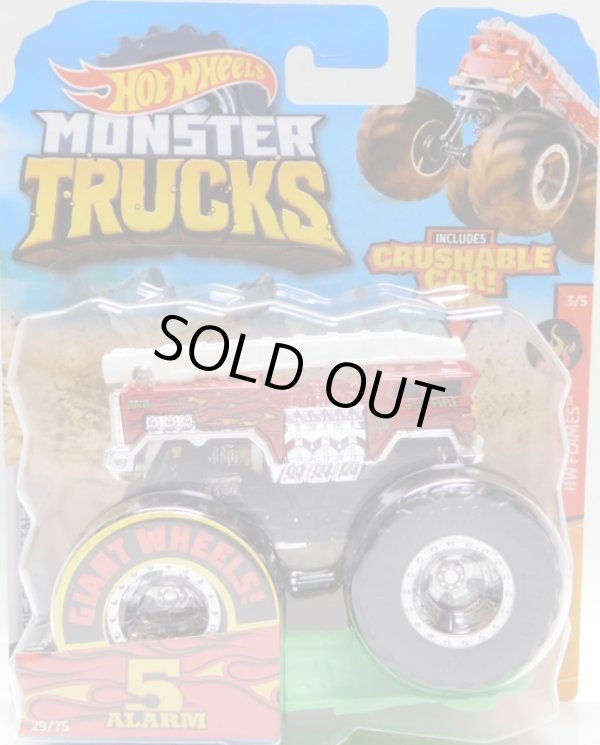 画像1: 2020 HW MONSTER TRUCKS! 【5 ALARM】 RED (includes CRUSHABLE CAR)(予約不可）