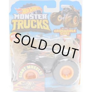 画像: 2020 HW MONSTER TRUCKS! 【SHARK WREAK】 BLACK-WHITE (includes CRUSHABLE CAR)(予約不可）