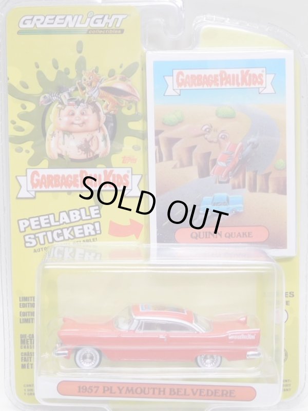 画像1: 2020 GREENLIGHT GARBAGE PAIL KIDS S1 【1957 PLYMOUTH BELVEDERE】 RED/RR 