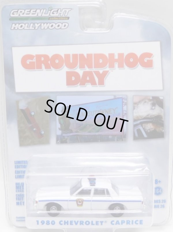 画像1: 2020 GREENLIGHT HOLLYWOOD SERIES 26 【1980 CHEVROLET CAPRICE】 WHITE/RR (GROUNDHOG DAY) 