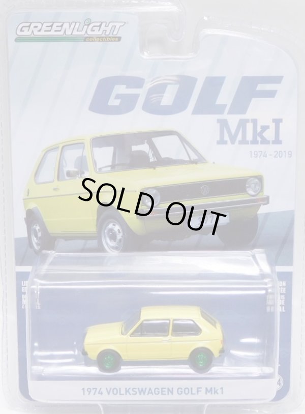 画像1: 2020 GREENLIGHT ANNIVERSARY COLLECTION S9 【1974 VOLKSWAGEN GOLF Mk1】 YELLOW/RR (GREEN MACHINE)