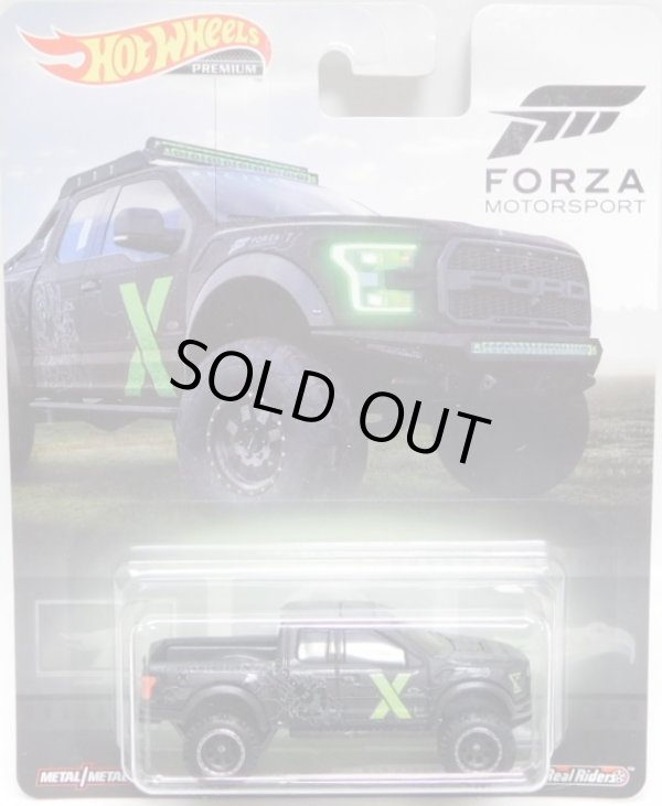 画像1: 2019 RETRO ENTERTAINMENT 【"FORZA MOTORSPORT" '17 FORD F-150 RAPTOR】 FLAT BLACK/RR(日本未発売）