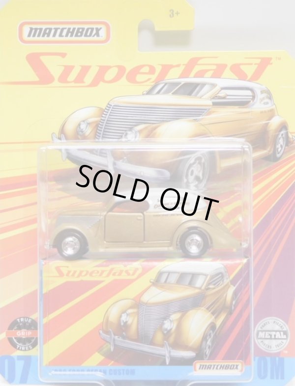 画像1: 2020 MATCHBOX SUPERFAST 【1936 FORD SEDAN CUSTOM】 GOLD/RR (予約不可）