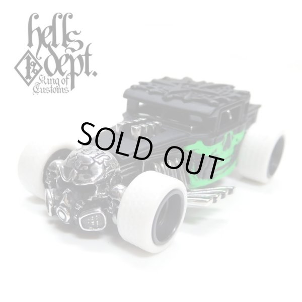 画像1: HELLS DEPT 2020 - JDC13 【"IBB" BONE SHAKER (カスタム完成品）】FLAT BLACK/RR （送料サービス適用外）