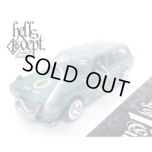 画像: HELLS DEPT 2020 - JDC13 【DATSUN 510 WAGON "HELLS CUSTOM LOWDOWN" (カスタム完成品）】PALE GREEN/RR （送料サービス適用外）