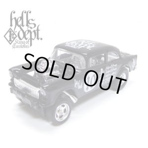 画像: HELLS DEPT 2020 - JDC13  【'55 CHEVY BEL AIR GASSER "COMMERCIAL EDITION" (カスタム完成品)】BLACK/RR（送料サービス適用外）