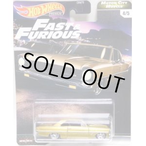 画像: 2020 HW PREMIUM FAST & FURIOUS "MOTOR CITY MUSCLE" 【'66 CHEVY NOVA】 DK.GOLD/RR