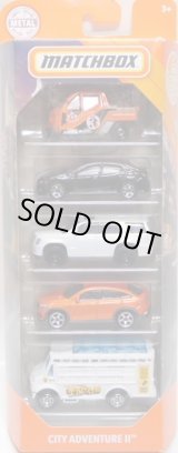 画像: 2020 MATCHBOX 5PACK 【CITY ADVENTURE II】Meter Made/'17 Honda Civic Hatchback/'15 Cadillac Escalade/'15 Mercedes-Benz GLE Coupe/Chow Mobile (予約不可）