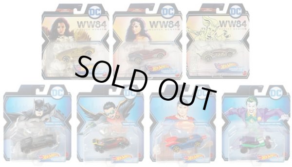 画像1: 【仮予約】PRE-ORDER - 2020 "DC COMICS"【Dアソート （8個入り）】WW84 GOLDEN ARMOR/THE CHEETAH/WONDER WOMAN/BATMAN REBIRTH/ROBIN 2.OT/SUPERMAN/THE JOKER HOT ROD(7月上旬入荷予定）