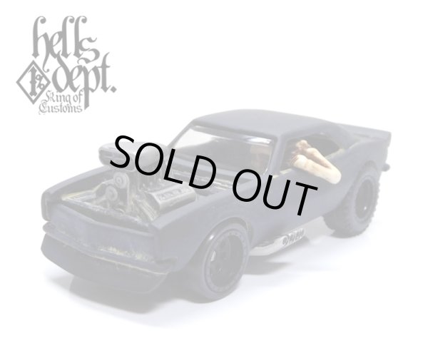 画像1: HELLS DEPT 2020 - JDC13 【'67 CAMARO "MAD CUSTOM MAX" with スカルドライバー (カスタム完成品）】FLAT BLACK/RL （送料サービス適用外）