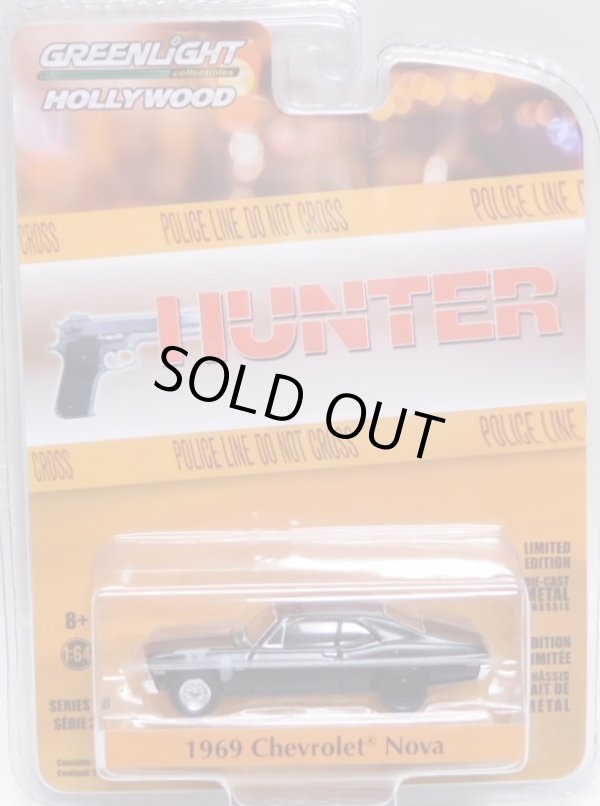 画像1: 2020 GREENLIGHT HOLLYWOOD SERIES 28 【1969 CHEVROLET NOVA】 BLACK/RR (HUNTER) 