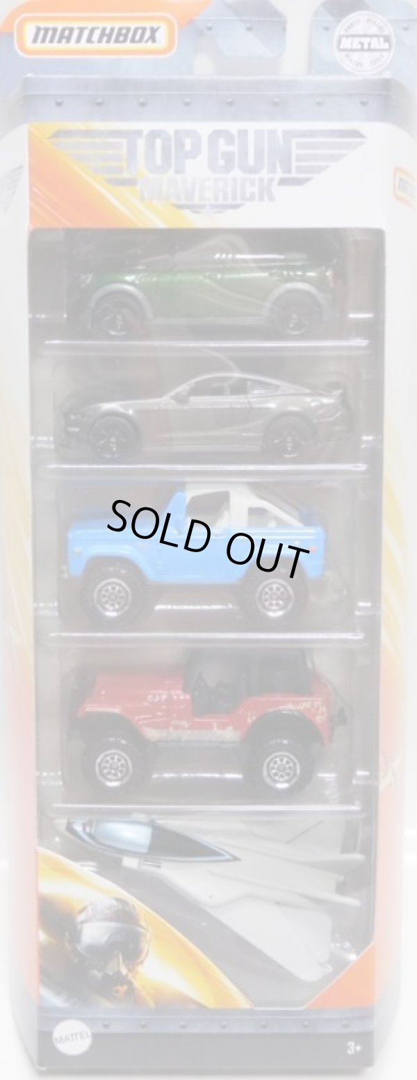 画像1: 2020 MATCHBOX 5PACK 【TOP GUN MARVERICK #1】2011 MINI COUNTRYMAN/2019 FORD MUSTANG/JEEP 4x4/1972 FORD BRONCO/SWING WING (予約不可）